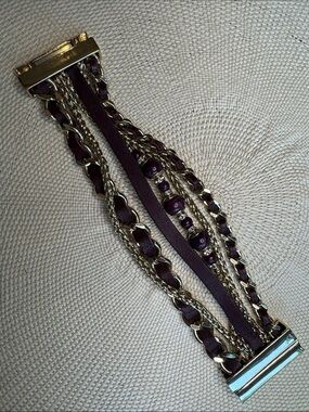 WHBM Burgundy bracelet